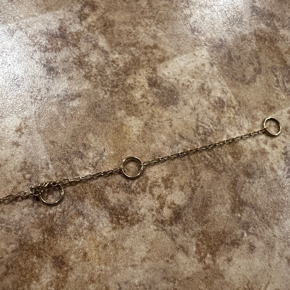 Solid Gold Opal Inlay Heart Necklace - Picture 5 of 6